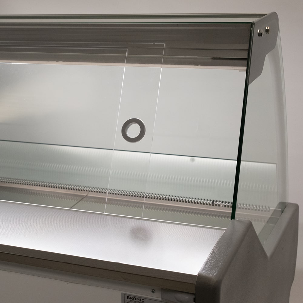 Bromic DD1875CG-NR - Curved Glass Deli Display, 1955mm