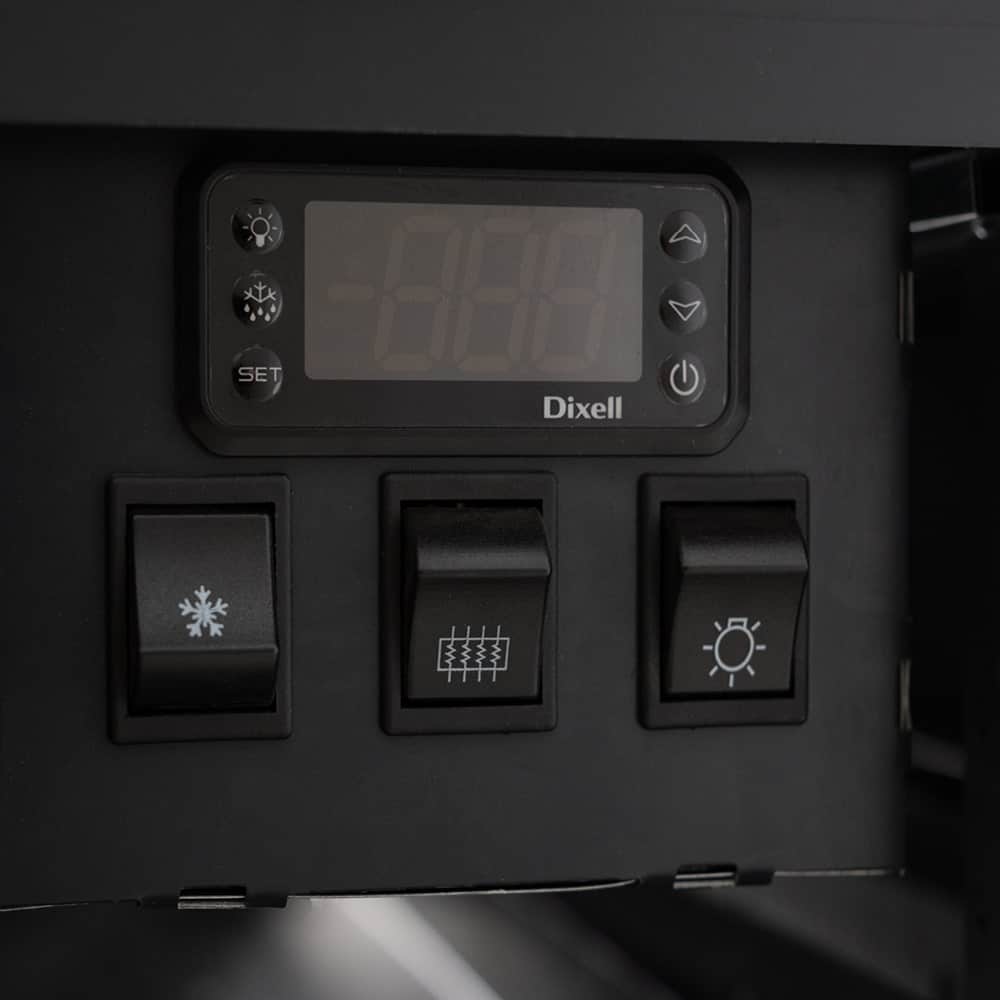 Bromic DD2500SG-NR - Square Glass Deli Display, 2580mm