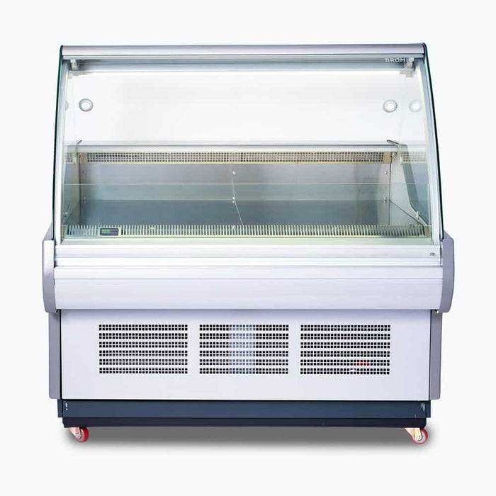 Bromic DD1250CG-NR - Curved Glass Deli Display, 1330mm