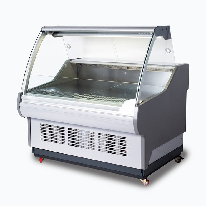 Bromic DD1250CG-NR - Curved Glass Deli Display, 1330mm