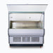 Bromic DD1250SG-NR - Square Glass Deli Display, 1330mm