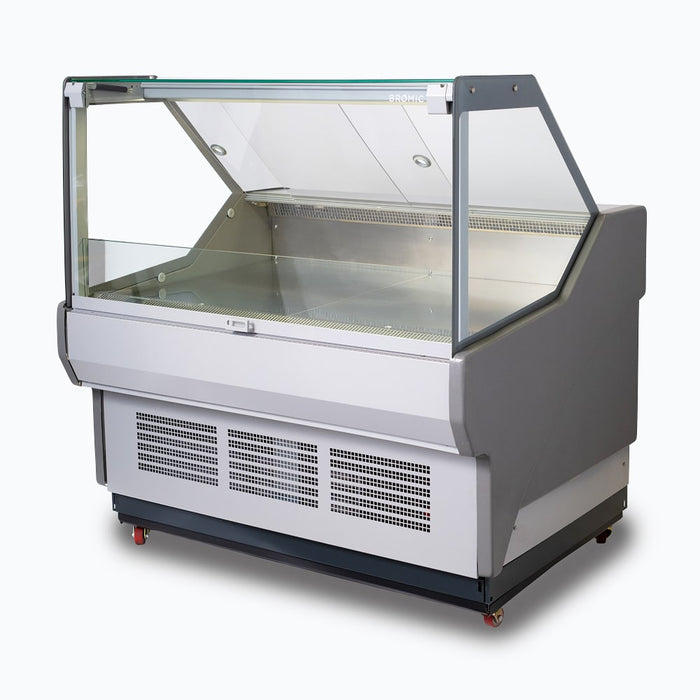 Bromic DD1250SG-NR - Square Glass Deli Display, 1330mm