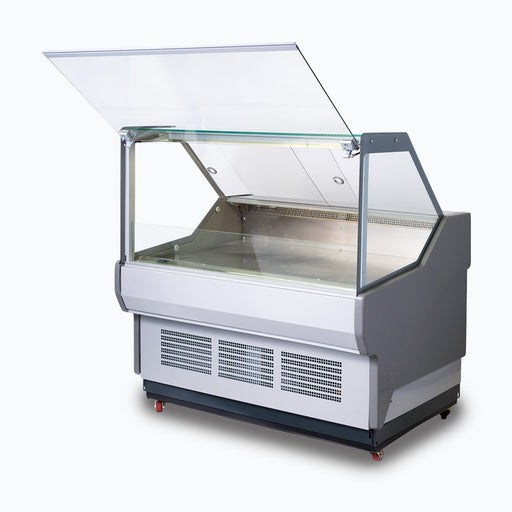 Bromic DD1875SG-NR - Square Glass Deli Display, 1955mm