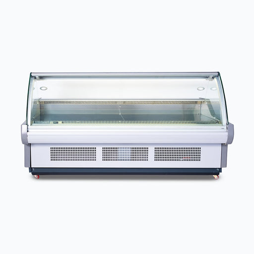 Bromic DD2500CG-NR - Curved Glass Deli Display, 2580mm