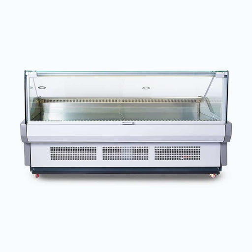 Bromic DD2500SG-NR - Square Glass Deli Display, 2580mm