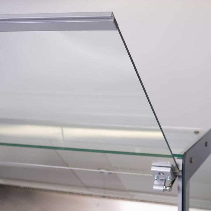 Bromic DD1875SG-NR - Square Glass Deli Display, 1955mm