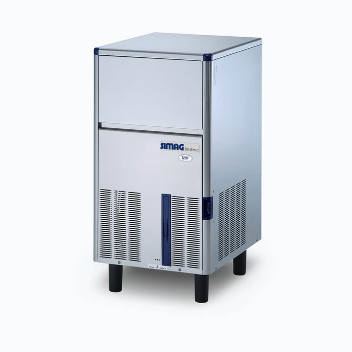 Bromic IM0050HC-NR - Self-Contained Ice Machine, Hollow Cube, 47kg/24h, 17kg Bin, 485mm