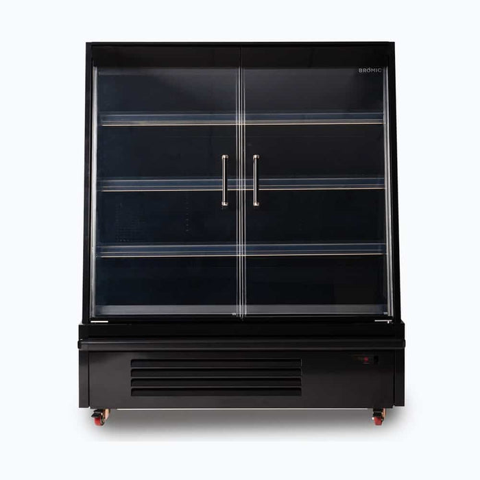 Bromic SVM1250HD-NR - Semi Vertical Display Fridge, 1250mm, 2 Doors, Hinged
