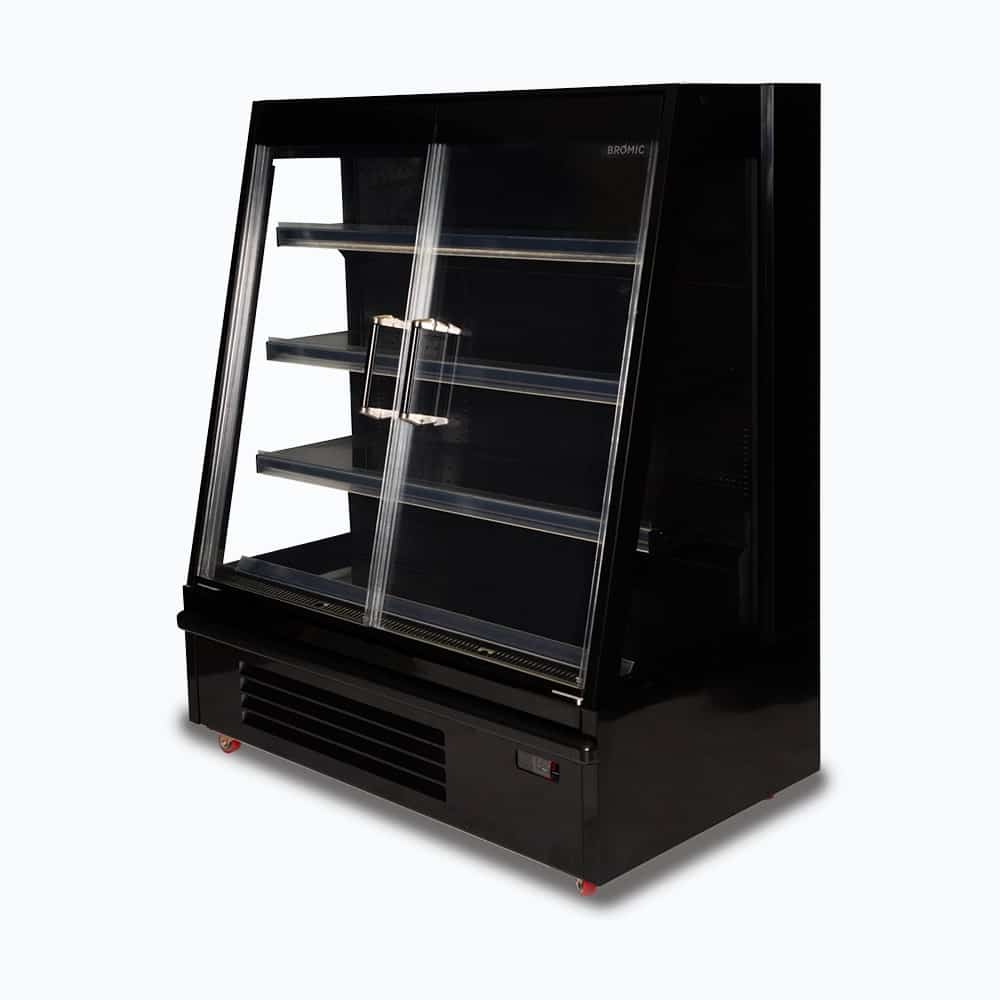 Bromic SVM1250HD-NR - Semi Vertical Display Fridge, 1250mm, 2 Doors, Hinged