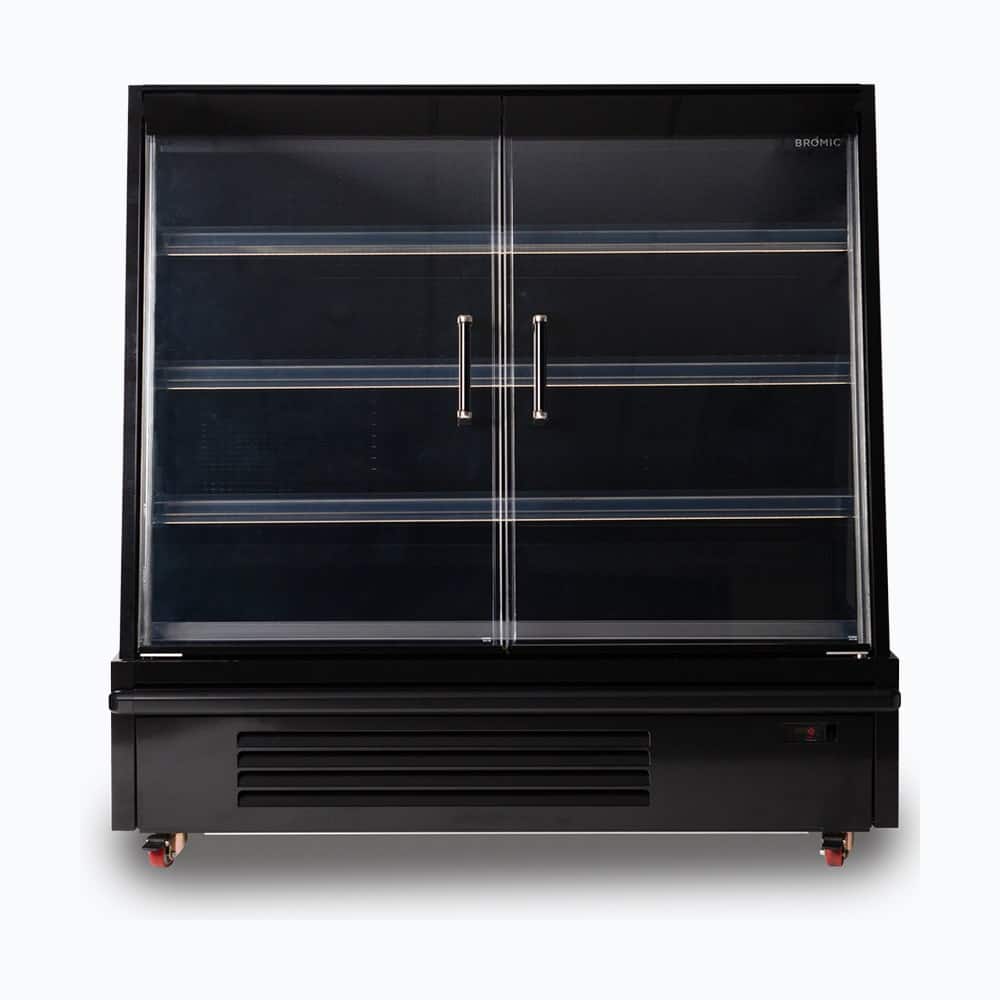 Bromic SVM1580HD-NR - Semi Vertical Display Fridge, Gondola, 1580mm, 2 Doors, Hinged