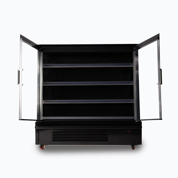 Bromic SVM1580HD-NR - Semi Vertical Display Fridge, Gondola, 1580mm, 2 Doors, Hinged