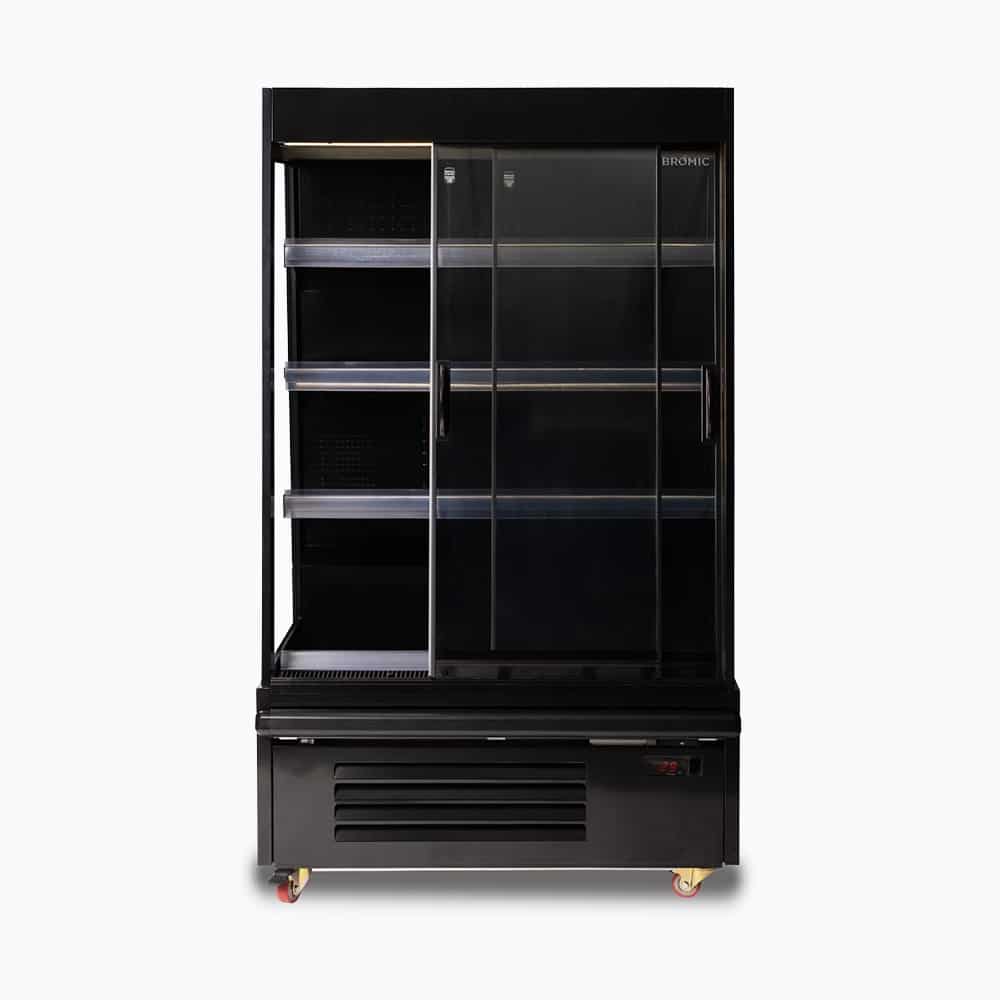 Bromic SVM1000SD-NR - Semi Vertical Display Fridge, 938mm, 2 Doors, Sliding