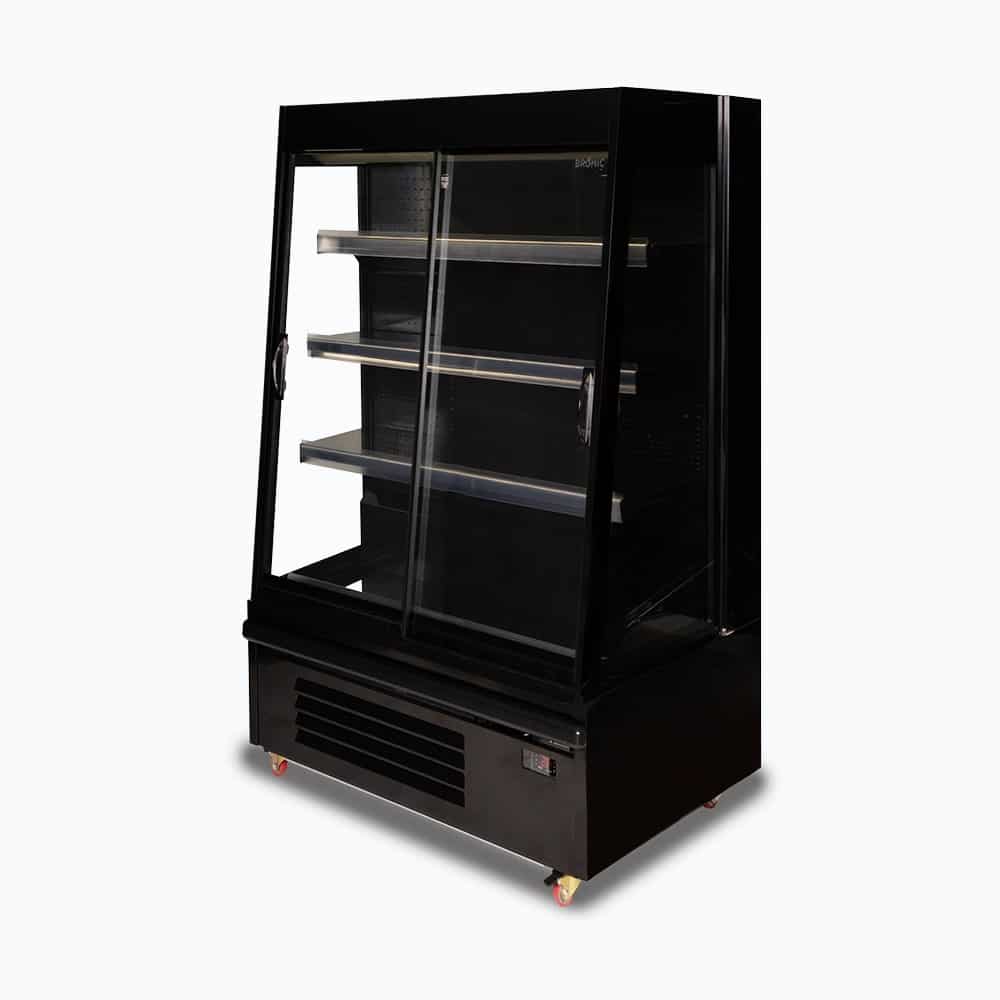 Bromic SVM1000SD-NR - Semi Vertical Display Fridge, 938mm, 2 Doors, Sliding