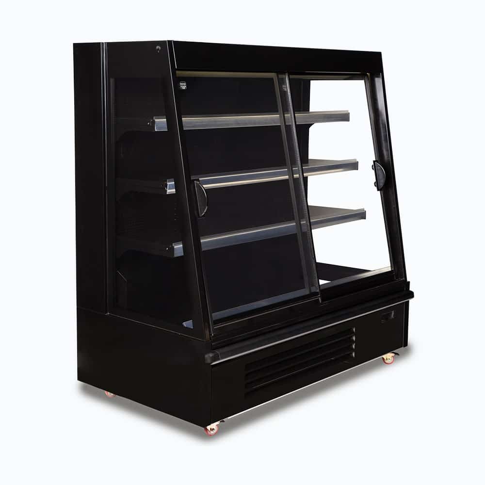Bromic SVM1580SD-NR - Semi Vertical Display Fridge, Gondola, 1580mm, 2 Doors, Sliding