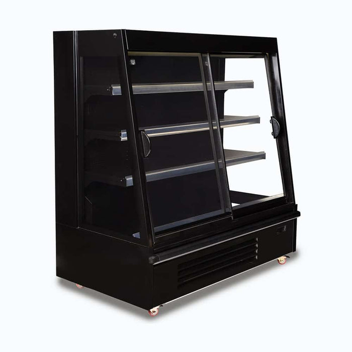 Bromic SVM1580SD-NR - Semi Vertical Display Fridge, Gondola, 1580mm, 2 Doors, Sliding