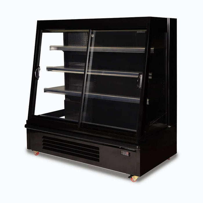 Bromic SVM1580SD-NR - Semi Vertical Display Fridge, Gondola, 1580mm, 2 Doors, Sliding