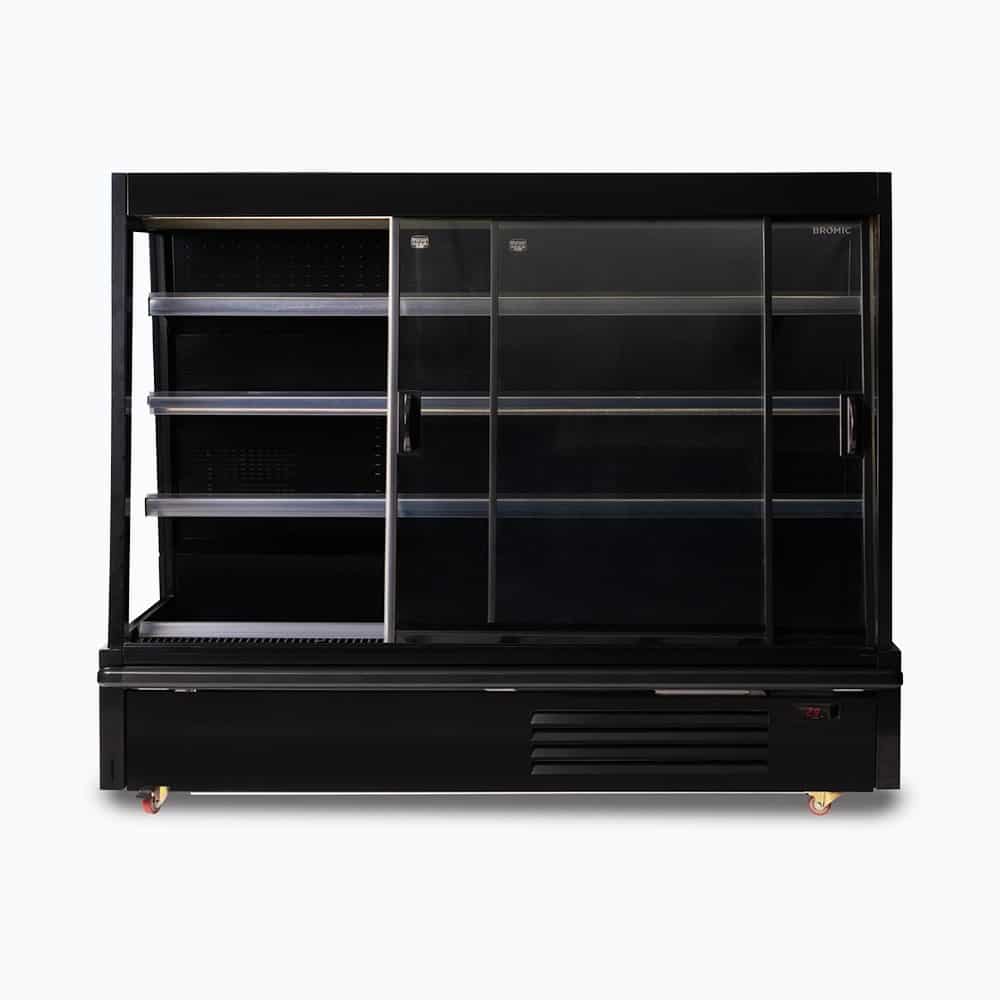 Bromic SVM1875SD-NR - Semi Vertical Display Fridge, 1875mm, 2 Doors, Sliding