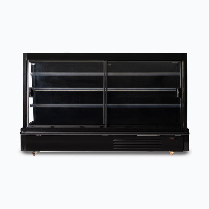 Bromic SVM2500SD-NR - Semi Vertical Display Fridge, 2500mm, 4 Doors, Sliding