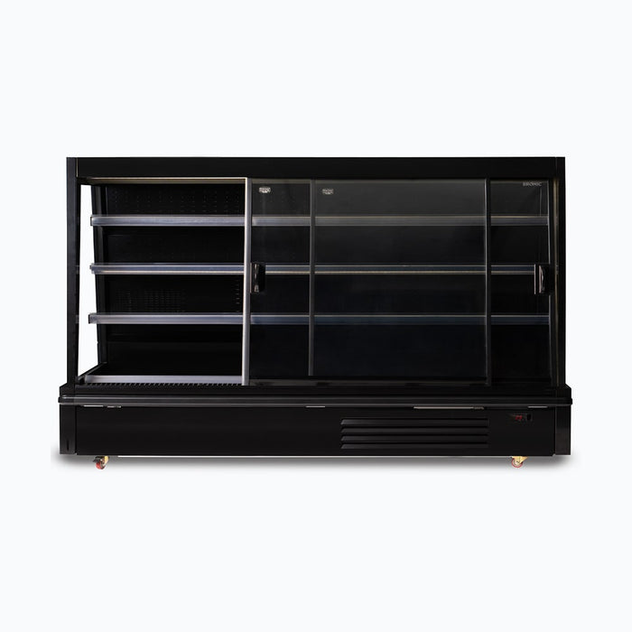 Bromic SVM2500SD-NR - Semi Vertical Display Fridge, 2500mm, 4 Doors, Sliding
