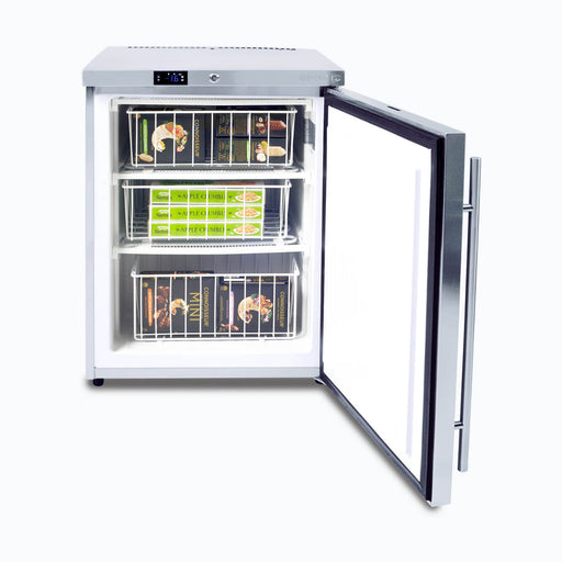 Bromic UBF0140SD-NR - Under Bench Freezer 115L, 1 Door, Stainless Steel, 598mm