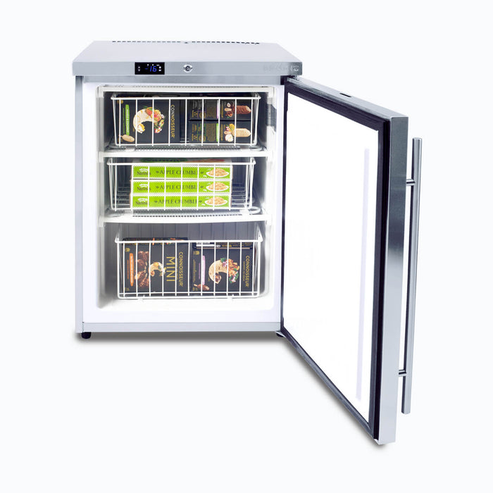 Bromic UBF0140SD-NR - Under Bench Freezer 115L, 1 Door, Stainless Steel, 598mm