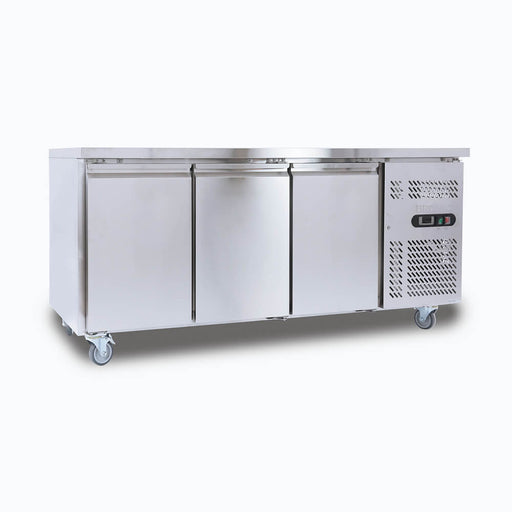 Bromic UBF1795SD-NR - Under Bench Freezer 417L, 3 Doors, Stainless Steel, 1795mm