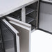 Bromic UBF2230SD-NR - Under Bench Freezer 553L, 4 Doors, Stainless Steel, 2230mm