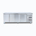 Bromic UBF2230SD-NR - Under Bench Freezer 553L, 4 Doors, Stainless Steel, 2230mm