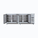 Bromic UBF2230SD-NR - Under Bench Freezer 553L, 4 Doors, Stainless Steel, 2230mm