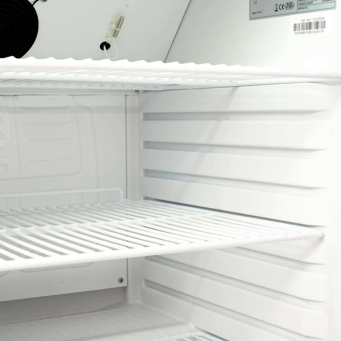 Bromic UBC0140GD-NR - Under Bench Display Fridge 138L, 1 Door, Glass, 598mm
