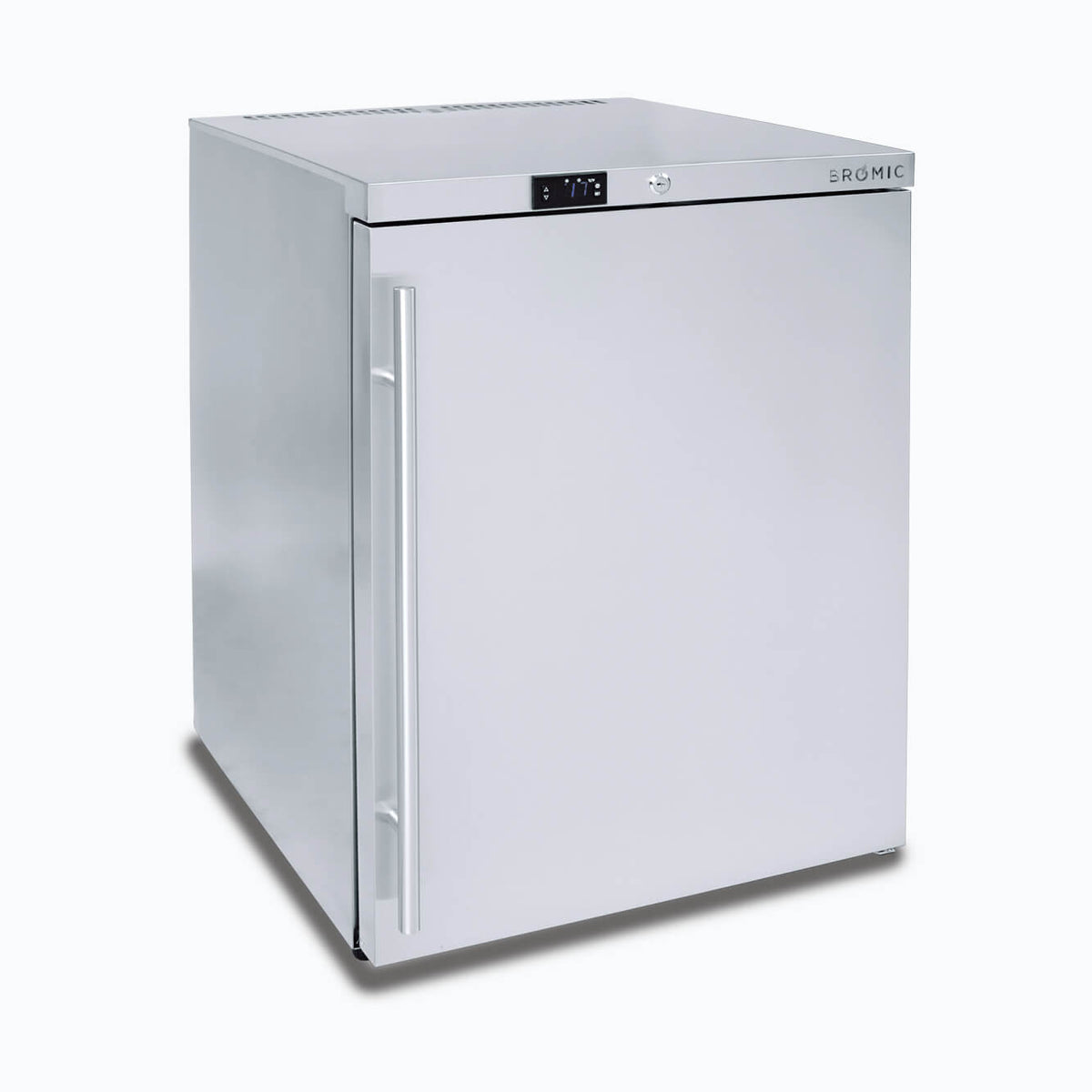 Bromic UBC0140SD-NR - Under Bench Fridge 138L, 1 Door, Stainless Steel, 598mm
