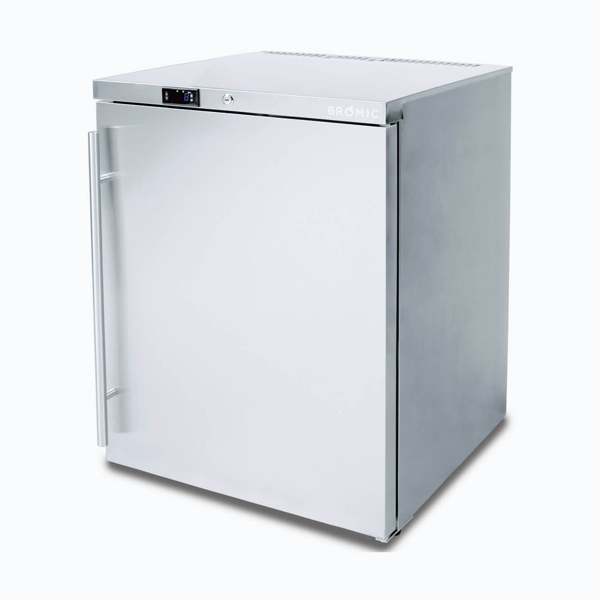 Bromic UBC0140SD-NR - Under Bench Fridge 138L, 1 Door, Stainless Steel, 598mm