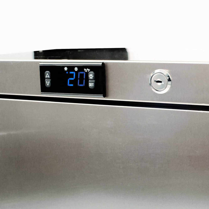 Bromic UBC0140SD-NR - Under Bench Fridge 138L, 1 Door, Stainless Steel, 598mm