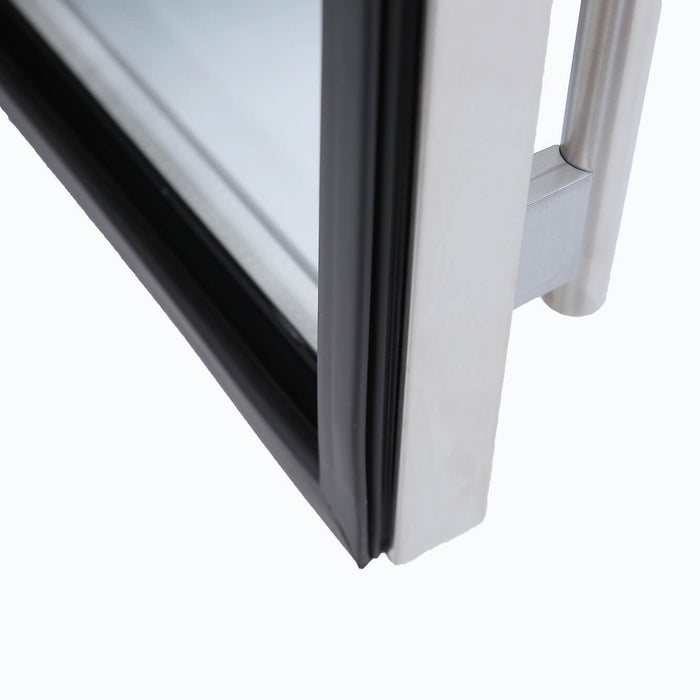 Bromic UBC1360GD-NR - Under Bench Display Fridge 282L, 2 Doors, Glass, 1360mm