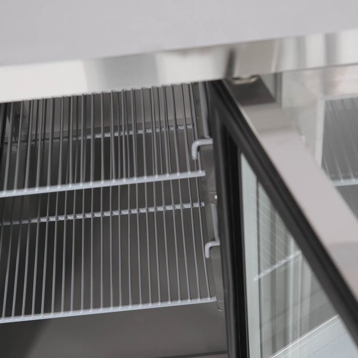 Bromic UBC1795GD-NR - Under Bench Display Fridge 417L, 3 Doors, Glass, 1795mm