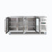 Bromic UBC1795GD-NR - Under Bench Display Fridge 417L, 3 Doors, Glass, 1795mm