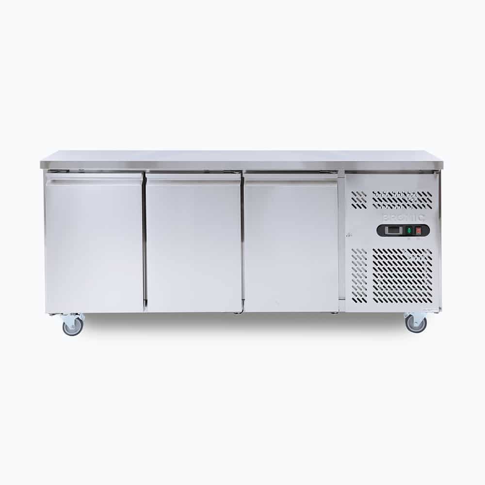 Bromic UBC1795SD-NR - Under Bench Fridge 417L, 3 Doors, Stainless Steel, 1795mm