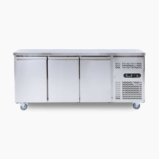 Bromic UBC1795SD-NR - Under Bench Fridge 417L, 3 Doors, Stainless Steel, 1795mm