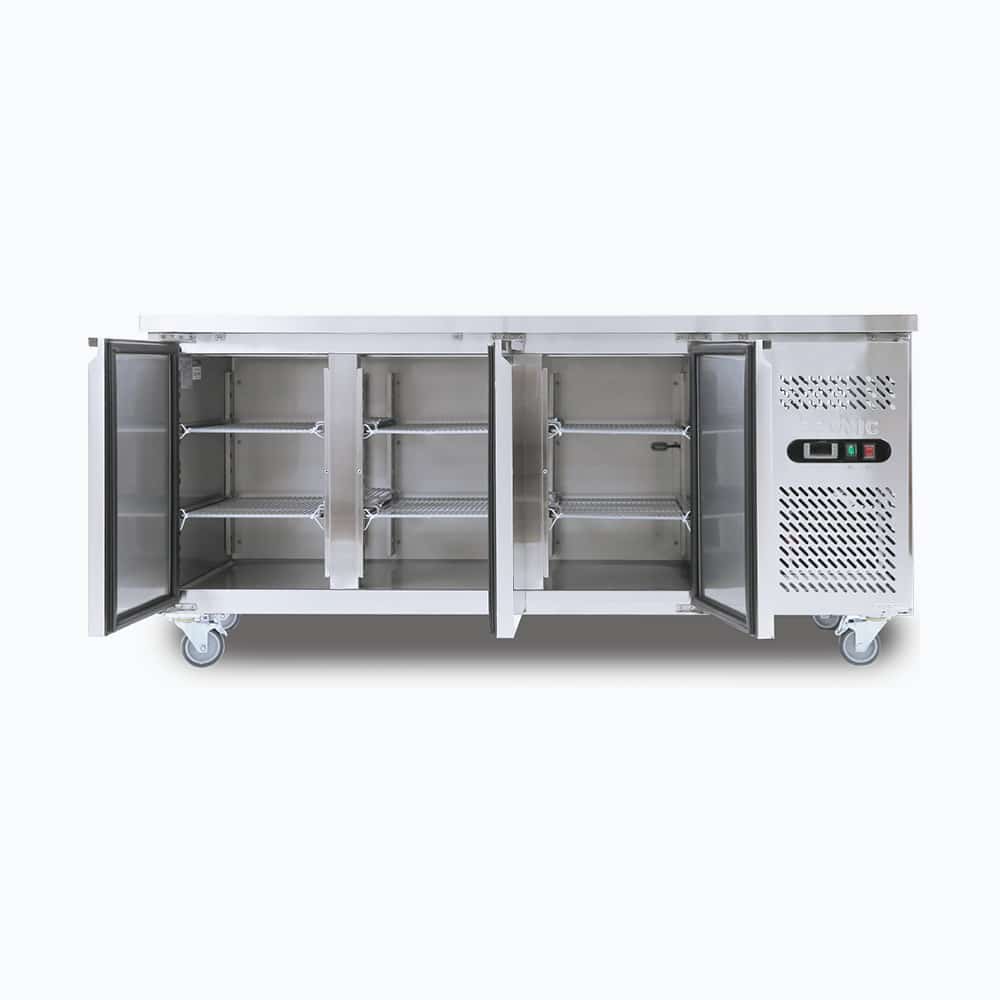 Bromic UBC1795SD-NR - Under Bench Fridge 417L, 3 Doors, Stainless Steel, 1795mm