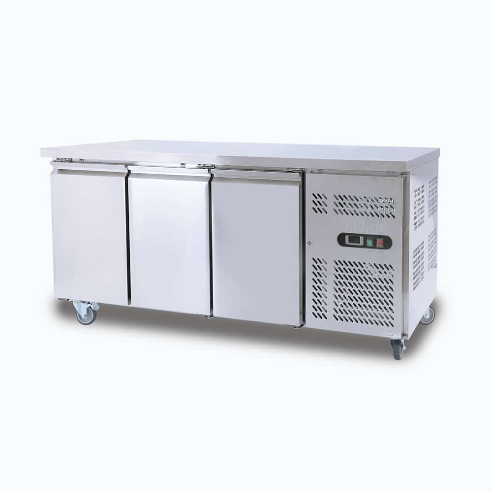 Bromic UBC1795SD-NR - Under Bench Fridge 417L, 3 Doors, Stainless Steel, 1795mm