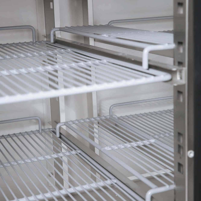 Bromic UBC2230GD-NR - Under Bench Display Fridge 553L, 4 Doors, Glass, 2230mm