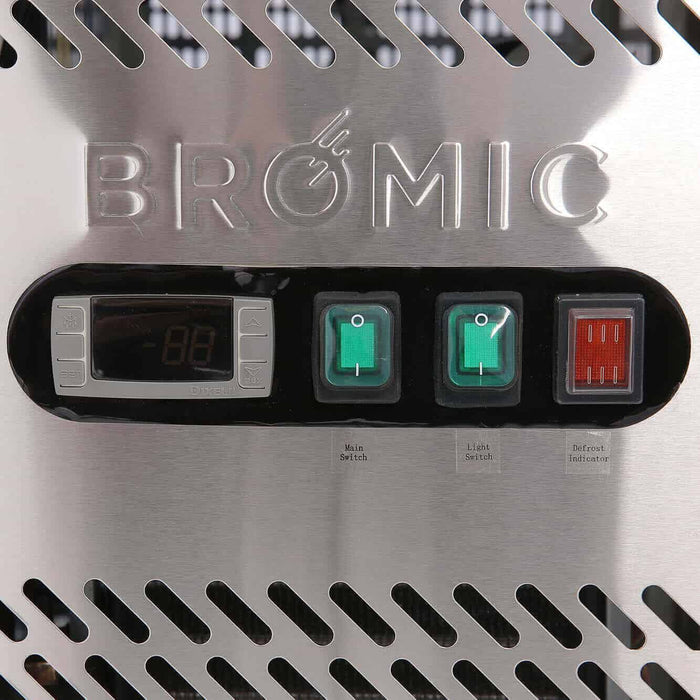 Bromic UBC2230GD-NR - Under Bench Display Fridge 553L, 4 Doors, Glass, 2230mm