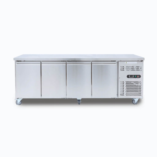 Bromic UBC2230SD-NR - Under Bench Fridge 553L, 4 Doors, Stainless Steel, 2230mm