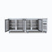Bromic UBC2230SD-NR - Under Bench Fridge 553L, 4 Doors, Stainless Steel, 2230mm