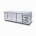 Bromic UBC2230SD-NR - Under Bench Fridge 553L, 4 Doors, Stainless Steel, 2230mm