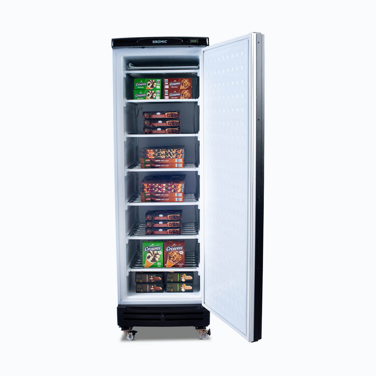 Bromic UF0374SDS-NR - Upright Freezer 300L, 1 Door, Solid, 595mm