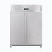 Bromic UF1300SDF-NR-1 - Upright Freezer 1300L, 2 Doors, Stainless Steel, 1480mm