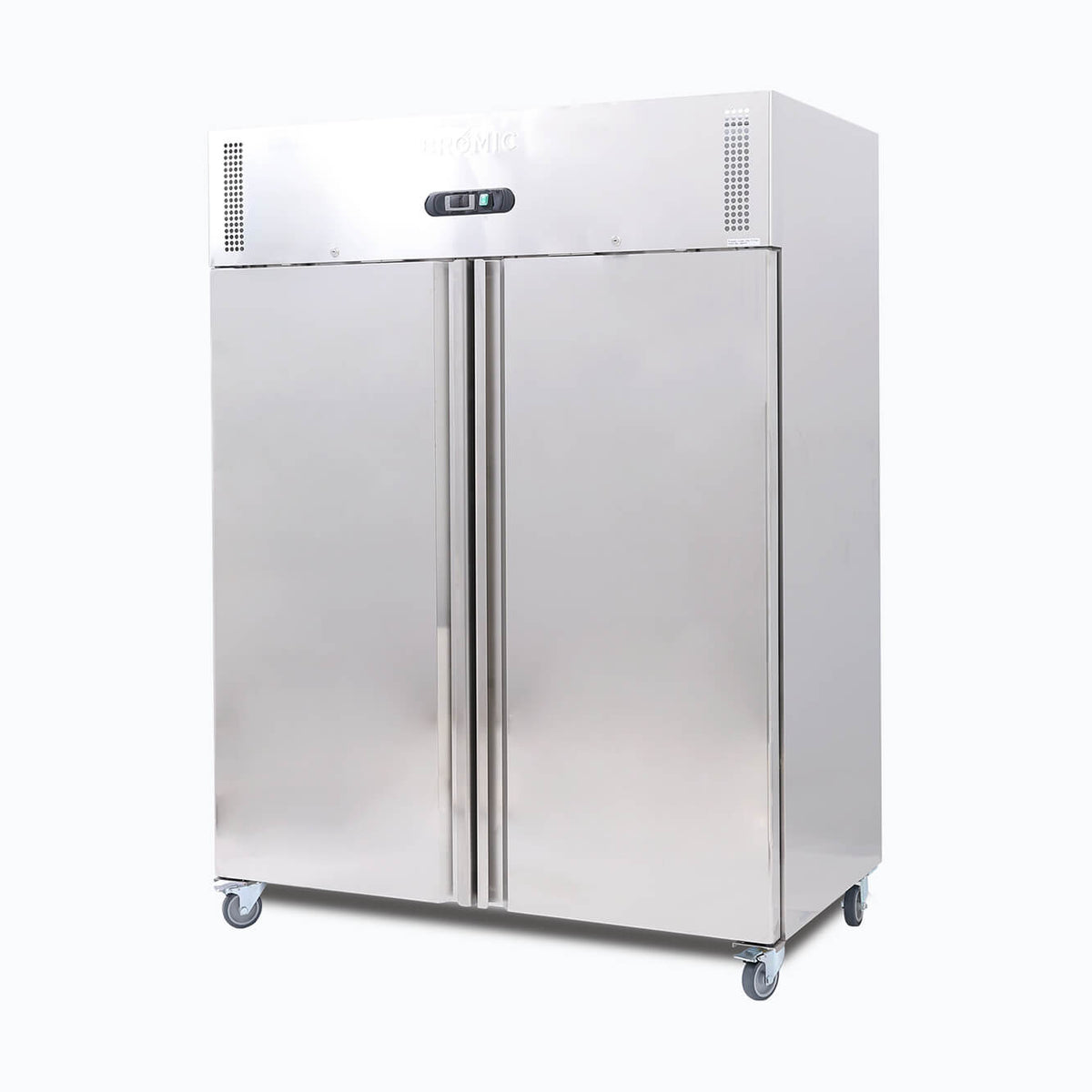 Bromic UF1300SDF-NR-1 - Upright Freezer 1300L, 2 Doors, Stainless Steel, 1480mm