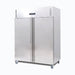 Bromic UF1300SDF-NR-1 - Upright Freezer 1300L, 2 Doors, Stainless Steel, 1480mm