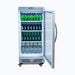 Bromic GM0220-NR - Upright Display Fridge 215L, 1 Door, Flat Glass, 595mm